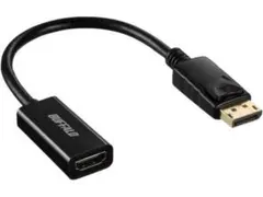 BUFFALO DisplayPort-HDMI変換アダプタ ブラックのサムネイル