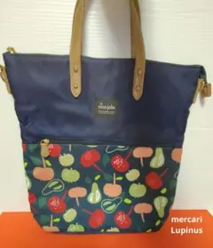 ninajobs フルーツ柄　トートバッグ