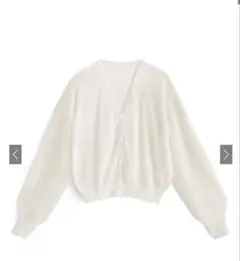 GRL シアーニットカーディガン