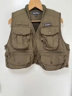 LITTLE PRESENTS フィッシングベスト カーキ 美品 - メルカリ