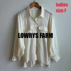 ローリーズファーム シアーシャツ ブラウス 大きいサイズ