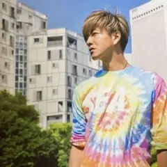 【キムタク着用 レア】ウィンダンシー タイダイ染 長袖 ロング Tシャツ L キムタク着用 レア】ウィンダンシー タイダイ染 長袖 ロング T