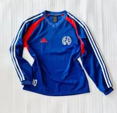adidas アディダス　サッカー　ウエアー　ジャージ　上着　ネイビー　Sサイズ
