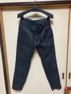 AKM パンツ　メンズ ドローストリングパンツ 黒・白セット
