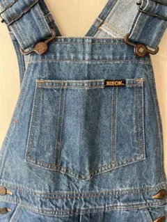 80s BISON 日本製　オーバーオール　デニム