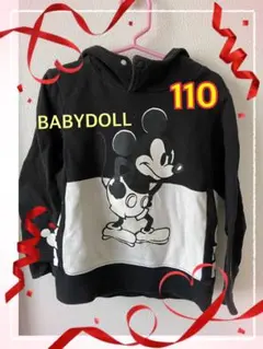 BABYDOLL ミッキーパーカー　110