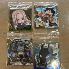 ワンピース　ウエハースシール　4枚セット