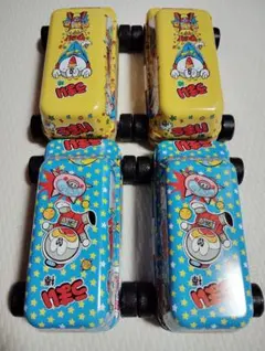 AM くるま缶 うまい棒 ミニカー 4台セット