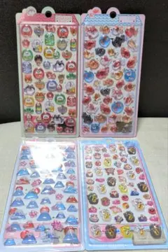 海外正規　金魚　②　だるま　富士山　招き猫　和柄　ドロップシール