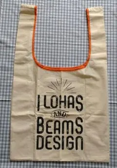 I LOHAS BEAMS DESIGN エコバッグ マチ広 ビッグサイズ