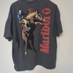 マルボロ　ヴィンテージ　デザイン　カウボーイ　　ポケット　Tシャツ