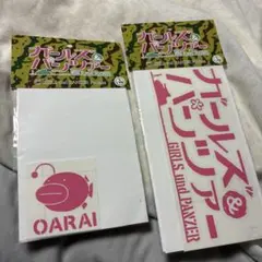 ガールズ&パンツァー ステッカー　大洗女子学園あんこうチーム　ガルパンOARAI