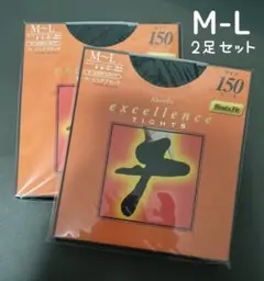 カネボウ エクセレンス M-L 150デニール タイツ ピュアブラックのサムネイル