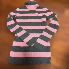 ✴︎美品✴︎バーバリーブルーレーベル　ストライプ ハイネック セーター 38