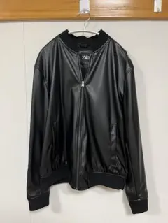 ZARA ブラック ボンバージャケット Lサイズ