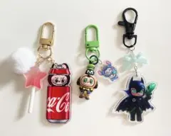 しろ様　ラブブ・モリー　キーホルダー　イヤリング　アクリルビーズ　まとめ商品