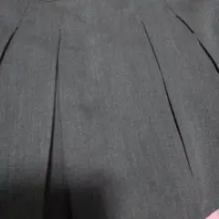 新品グレー 3XL プリーツスカート