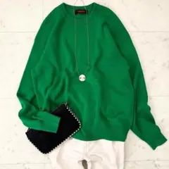 フレームワーク ニット セーター ウール カシミヤ 畔編み リブ編み