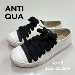 ANTIQUA バイカラー　レディーススニーカー　size S 23.0cmのサムネイル