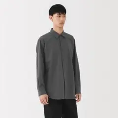 新品未使用】MUJI Labo 風を通すUVカット汚れが落ちやすいシャツ XL