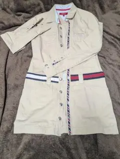 tommy girl ベージュ シャツドレス M