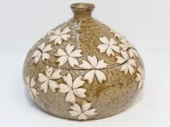蓋物 桜模様 小物入れ 菓子器 置物 陶器 送料込み