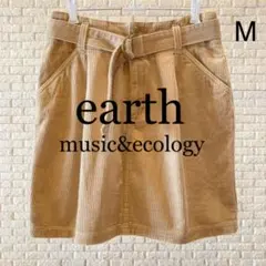 アースミュージックアンドエコロジー USAコットン コーデュロイ ベージュ M