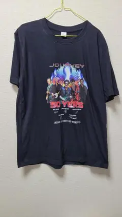 リングマスター様専用【JOURNEY】50周年 サイン入り TシャツL黒