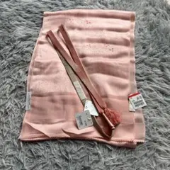 帯締め帯揚げセット　Mサイズ 絹　未使用　ピンク
