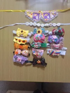 犬用リボンアクセサリーセット