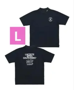 ゴルフィッカーズ　Golfickers モックネック L Golfickers 半袖モックネック ブラック