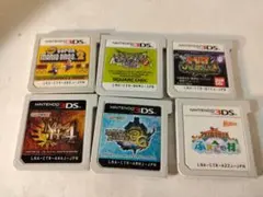 送料無料！任天堂/3DSソフト/6本まとめて！