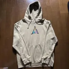 HUF プルオーバーパーカー ベージュ Lサイズ