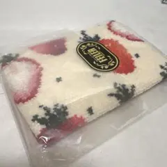 【新品】フェイラー ティッシュ　ポーチケース　ストロベリードット アイボリー