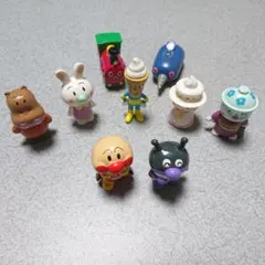 当時物レトロ　アンパンマンミュージアム フィギュア 9体セット