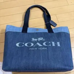 COACH デニム トートバッグのサムネイル
