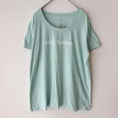 SO Tシャツ ロゴT ロゴプリント 半袖 ミントグリーン XS カジュアル