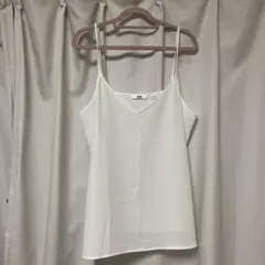 UNIQLO キャミソールトップス　Lサイズ　ドレープキャミソール　ビスチェ風