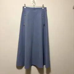 【ナチュラルビューティーベーシック】フレアスカート　ロングスカート　ポケット付き