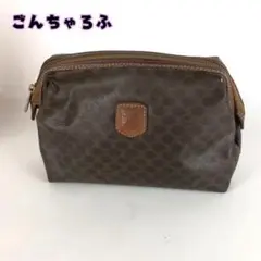 CELINE セリーヌ ポーチ マカダム ブラウン 小物 レディース ブランド