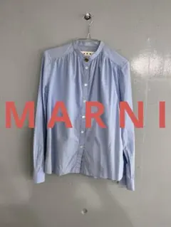 2024ss MARNIコットンポプリン フロントタッククロップドシャツ - メルカリ