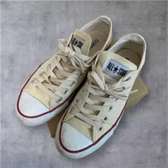 CONVERSE ALL STAR ベージュ ローカット スニーカー