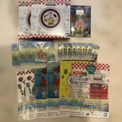 一番くじスポンジボブようこそビキニタウンへB賞プレート×2、D賞パトリックおまけ
