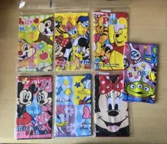 【新品未開封】ディズニー ミニタオル ハンカチ6枚セット（おまけ付き）