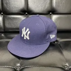 New Era ニューエラ　ヤンキース キャップ　7 1/2 ネイビー　NY