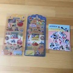 パペットスンスン スンスン　ドロップジェリーシール　マシュマロシール　ぷくぷく