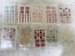 ネイルシールセット 10種類 ペディキュア