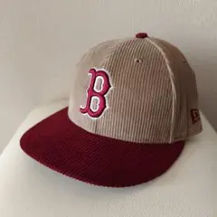 ニューエラ NEWERA レッドソックス コーデュロイキャップ