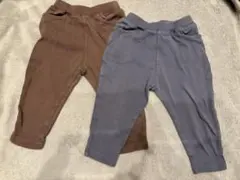 バースデイデイリーライン　90サイズ　パンツ　ズボン２本セット　futafuta