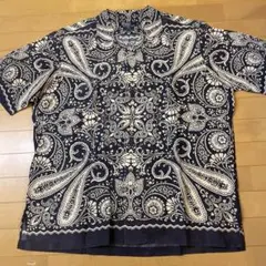 超珍品逆さまタグ】CALDWELL ポロラルフローレン ペイズリー シルクL